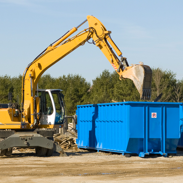 are there any restrictions on where a residential dumpster can be placed in Ripon Wisconsin